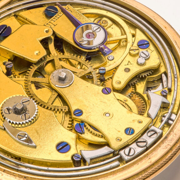 Fine French gold quarter repeating pocket watch Circa 1835 Fine French gold quarter repeating pocket watch Circa 1835