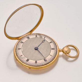 Fine French gold quarter repeating pocket watch Circa 1835