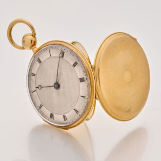 Fine French gold quarter repeating pocket watch Circa 1835