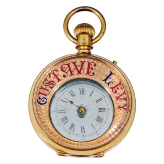 Very rare Swiss gold double sided mystery watch Circa 1890