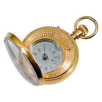 Very rare Swiss gold double sided mystery watch Circa 1890
