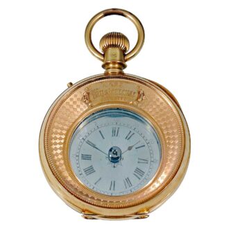 Very rare Swiss gold double sided mystery watch Circa 1890