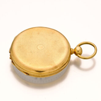 French watch with two time zones and centre seconds Circa 1860