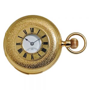 Swiss quarter repeating half hunting cased watch Circa 1900
