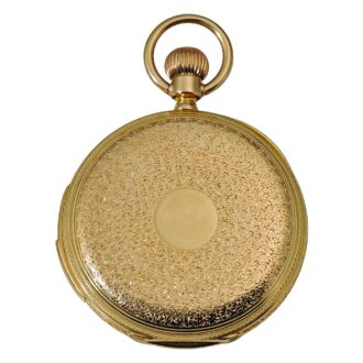 Swiss quarter repeating half hunting cased watch Circa 1900 Swiss quarter repeating half hunting cased watch Circa 1900