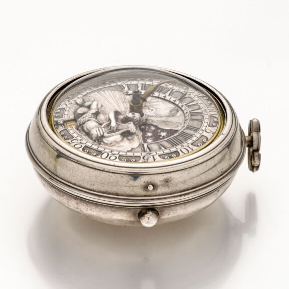 Very rare Dutch silver single-handed verge watch Circa 1730 Very rare Dutch silver single-handed verge watch Circa 1730