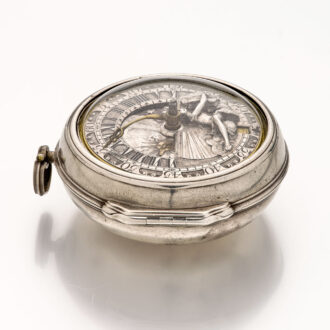 Very rare Dutch silver single-handed verge watch Circa 1730