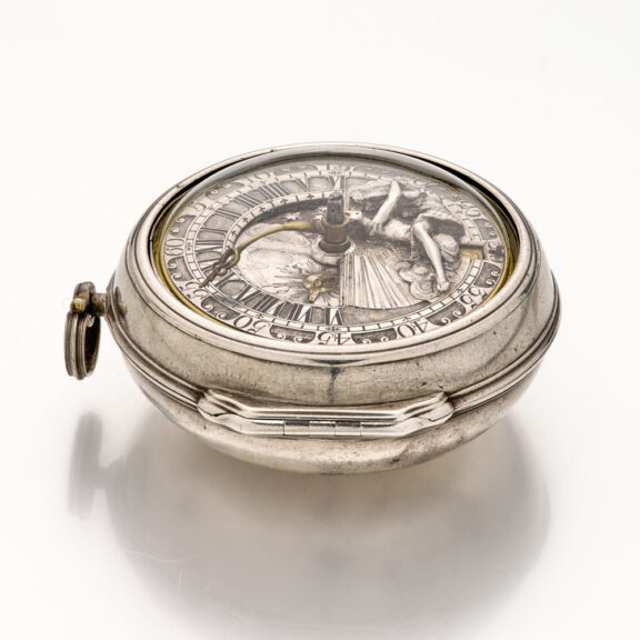 Very rare Dutch silver single-handed verge watch Circa 1730 Very rare Dutch silver single-handed verge watch Circa 1730