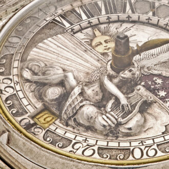 Very rare Dutch silver single-handed verge watch Circa 1730