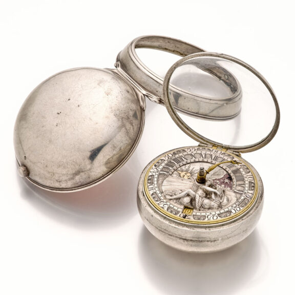 Very rare Dutch silver single-handed verge watch Circa 1730 Very rare Dutch silver single-handed verge watch Circa 1730