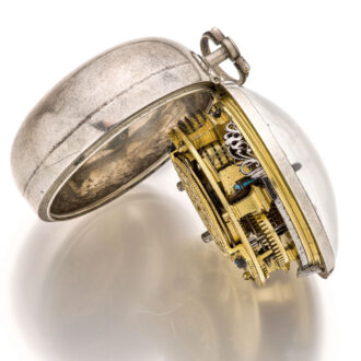 Very rare Dutch silver single-handed verge watch Circa 1730