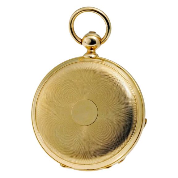 Swiss gold watch with pivoted detent escapement Circa 1850 Swiss gold watch with pivoted detent escapement Circa 1850