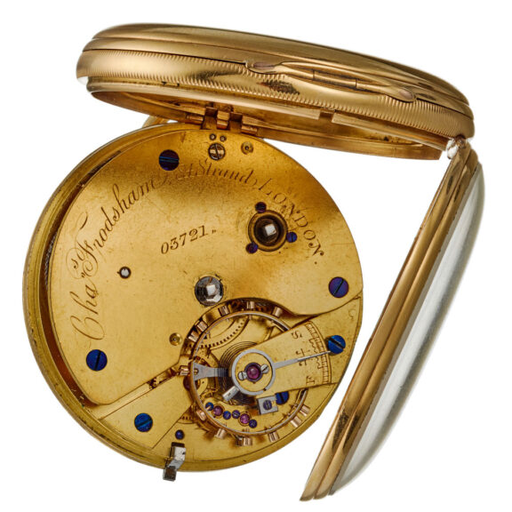 English gold 18K fusee lever by Charles Frodsham Circa 1869 English gold 18K fusee lever by Charles Frodsham Circa 1869