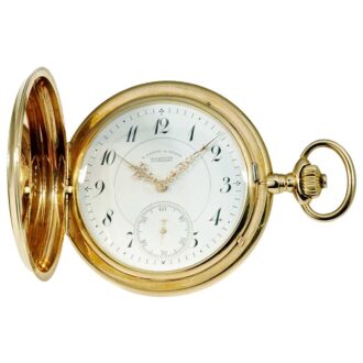 German 18k rose gold Glashütte pocket watch Circa 1905