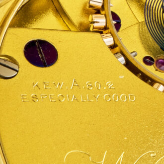 Heavy gold English observatory chronometer watch Circa 1930
