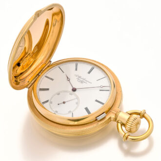 Heavy Danish/Swiss 18 carat rose gold lever pocket watch Circa 1872