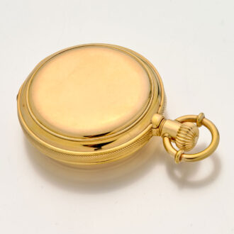 Heavy Danish/Swiss 18 carat rose gold lever pocket watch Circa 1872