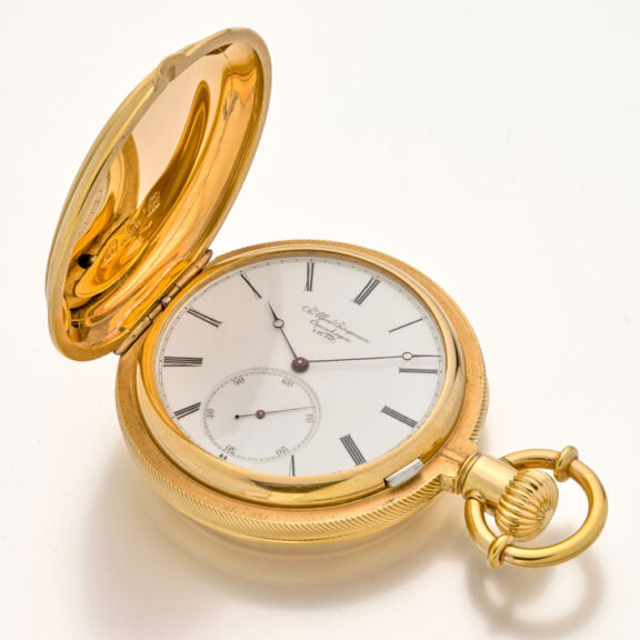 Heavy Danish/Swiss 18 carat rose gold lever pocket watch Circa 1872 Heavy Danish/Swiss 18 carat rose gold lever pocket watch Circa 1872