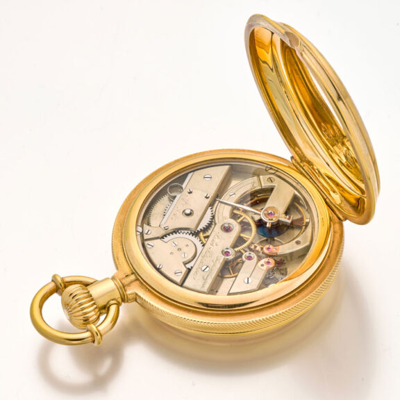 Heavy Danish/Swiss 18 carat rose gold lever pocket watch Circa 1872 Heavy Danish/Swiss 18 carat rose gold lever pocket watch Circa 1872