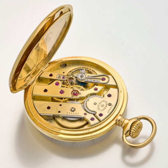 Swiss 18 carat gold chronometer quality pocket watch Circa 1917 Swiss 18 carat gold chronometer quality pocket watch Circa 1917