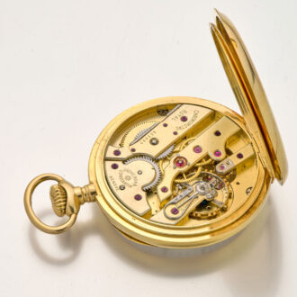 Swiss 18 carat gold chronometer quality pocket watch Circa 1917