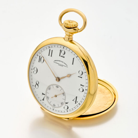 Swiss 18 carat gold chronometer quality pocket watch Circa 1917 Swiss 18 carat gold chronometer quality pocket watch Circa 1917