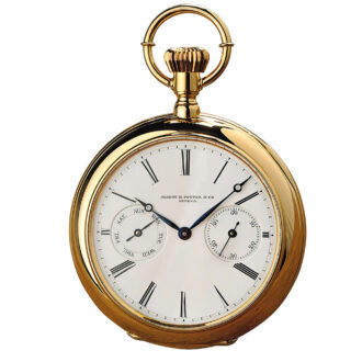 Swiss gold open faced precision pocket watch Circa 1889 Swiss gold open faced precision pocket watch Circa 1889