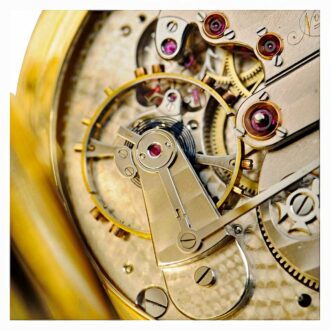 Swiss gold open faced precision pocket watch Circa 1889 Swiss gold open faced precision pocket watch Circa 1889