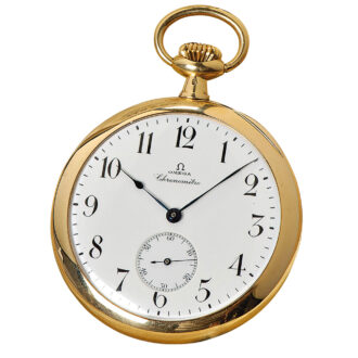Swiss gold open faced pocket watch Circa 1910 Swiss gold open faced pocket watch Circa 1910