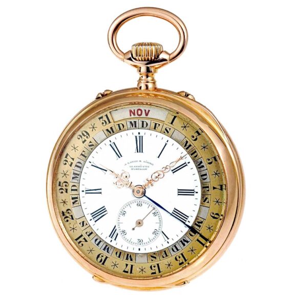 German important and extremely rare pocket watch Circa 1886