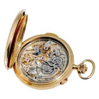 German chronograph with calendar and moon phases Circa 1900 German chronograph with calendar and moon phases Circa 1900