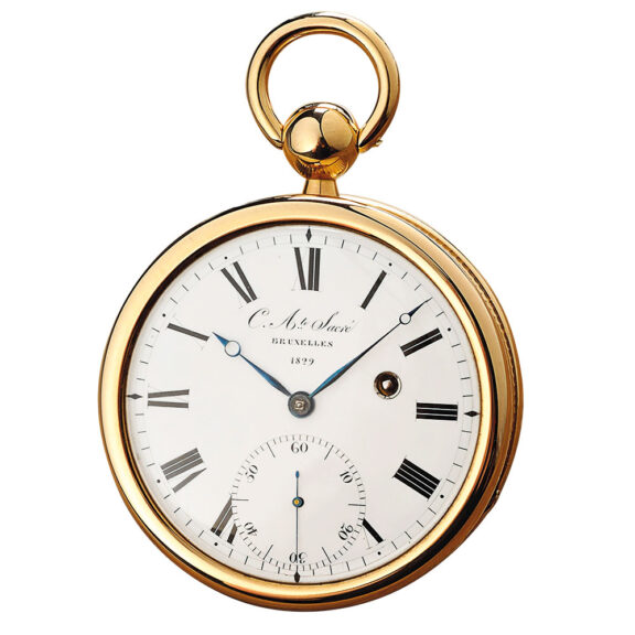 Rare Belgium gold deck chronometer pocket watch Circa 1829