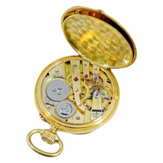 French gold open faced lever chronometer Circa 1910