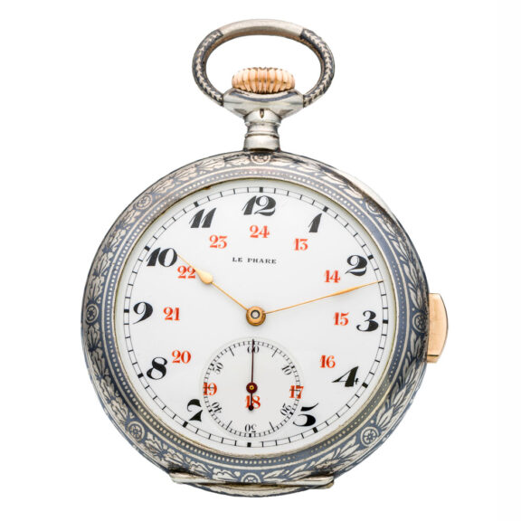 Swiss rare niello silver quarter repeating pocket watch Circa 1914 Swiss rare niello silver quarter repeating pocket watch Circa 1914