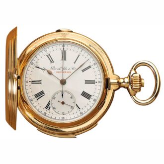 Swiss gold repeating watch with chronograph Circa 1880