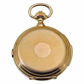 Swiss gold repeating watch with chronograph Circa 1880