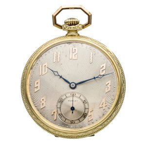 American 14 carat gold Art Deco dress watch Circa 1930