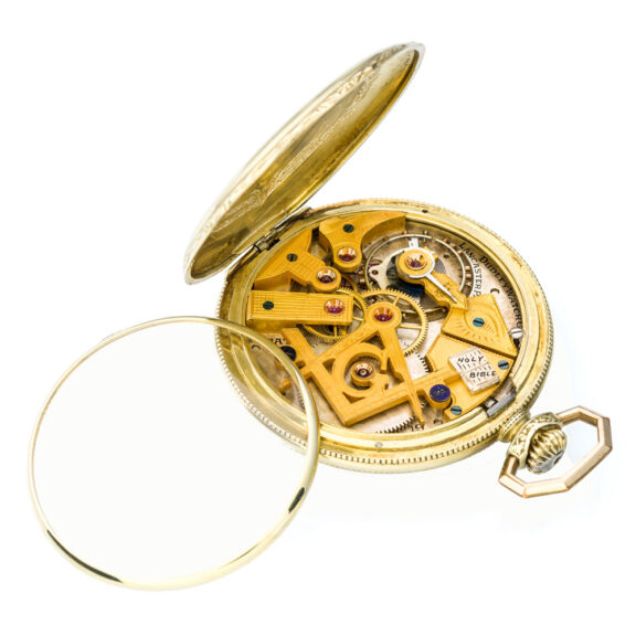 American 14 carat gold Art Deco dress watch Circa 1930 American 14 carat gold Art Deco dress watch Circa 1930