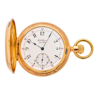 Swiss/ Danish gold watch for the American market Circa 1890