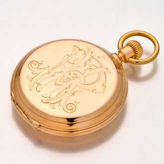 Swiss/ Danish gold watch for the American market Circa 1890
