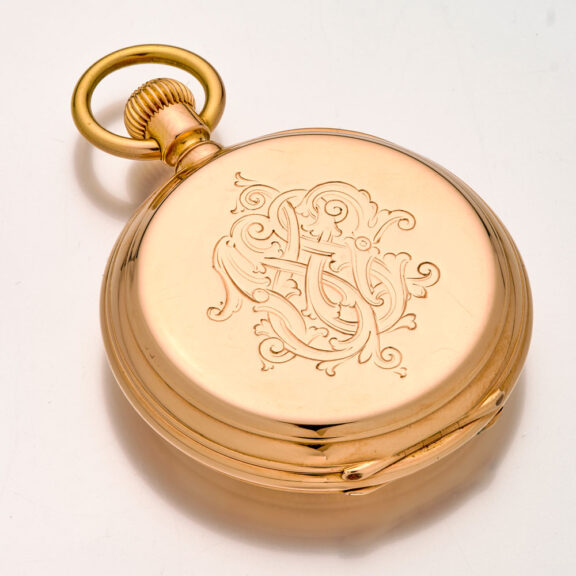 Swiss/ Danish gold watch for the American market Circa 1890 Swiss/ Danish gold watch for the American market Circa 1890