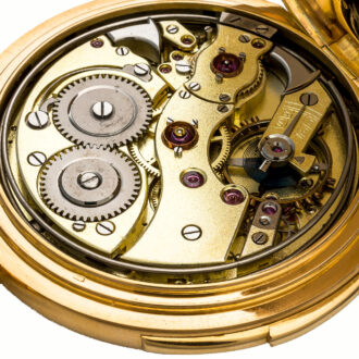 Heavy Swiss 18 carat gold minute repeating watch Circa 1900
