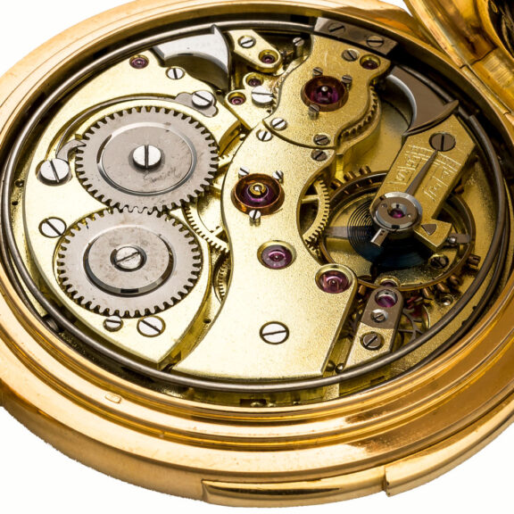 Heavy Swiss 18 carat gold minute repeating watch Circa 1900 Heavy Swiss 18 carat gold minute repeating watch Circa 1900