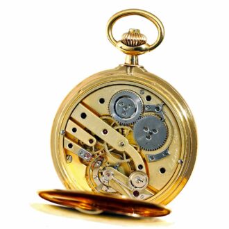 French gold hunter cased lever chronometer Circa 1892
