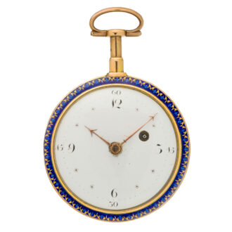 Exquisite English gold quarter repeating watch Circa 1790
