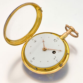 Exquisite English gold quarter repeating watch Circa 1790