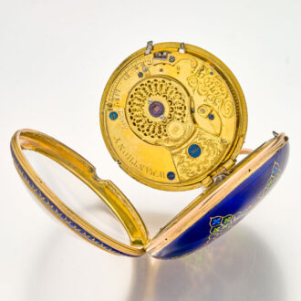 Exquisite English gold quarter repeating watch Circa 1790