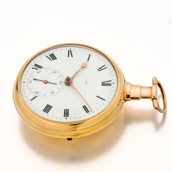 Heavy English gold watch with rack lever escapement Circa 1806 Heavy English gold watch with rack lever escapement Circa 1806
