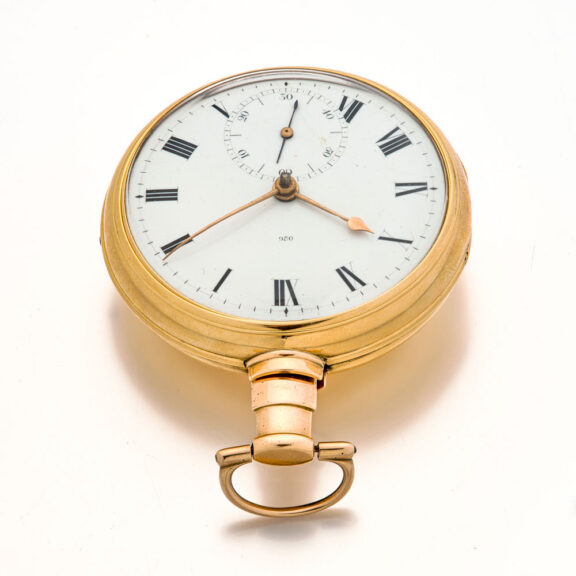 Heavy English gold watch with rack lever escapement Circa 1806 Heavy English gold watch with rack lever escapement Circa 1806