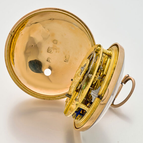 Heavy English gold watch with rack lever escapement Circa 1806 Heavy English gold watch with rack lever escapement Circa 1806